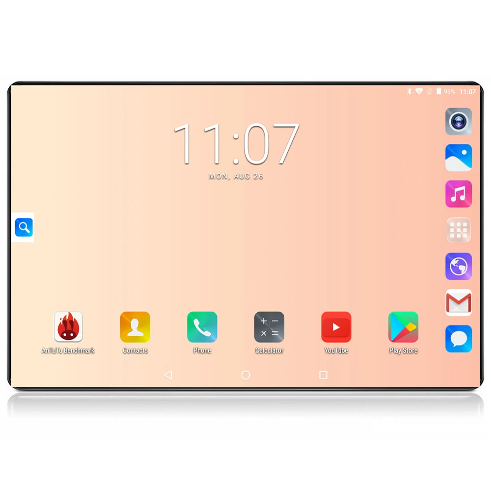 Billig Globale Version 10 zoll tablet 6GB RAM 128GB ROM Octa Core 1280x800 IPS 8.0MP Android 9.0 3G 4G FDD LTE Wifi GPS Tablet 10 10,1