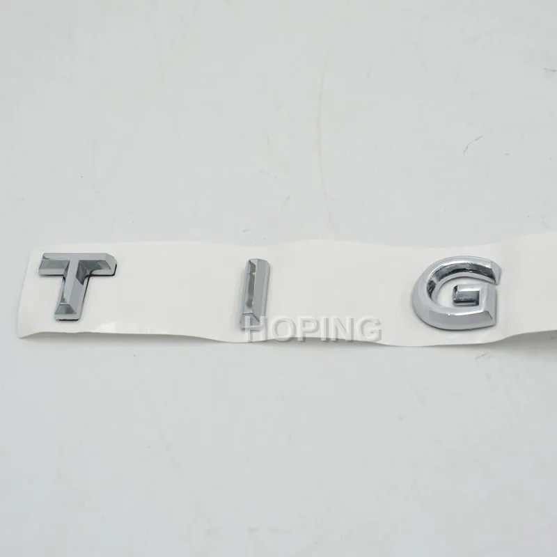 Hoping Ready Stock 3D Chrome ABS For TIGUAN Car Styling Rear Trunk Logo Badge Sticker