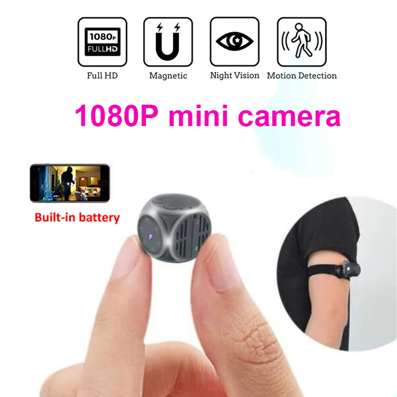 

1080P Full HD Mini Camera Video DV DVR Micro Cam Motion Detection With Infrared Night Vision Camcorder support hidden TF card
