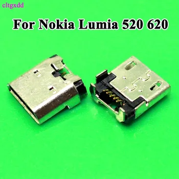 

50pcs Replacement Micro USB Jack Charging Port Micro USB Connector Socket For Nokia Lumia 520 620 630 520T 525 N520 N620