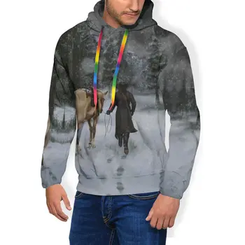 

Horse Hoodie East Wind Hoodies Popular XXX Pullover Hoodie Red Long Sleeve Streetwear Autumn Mens Hoodies