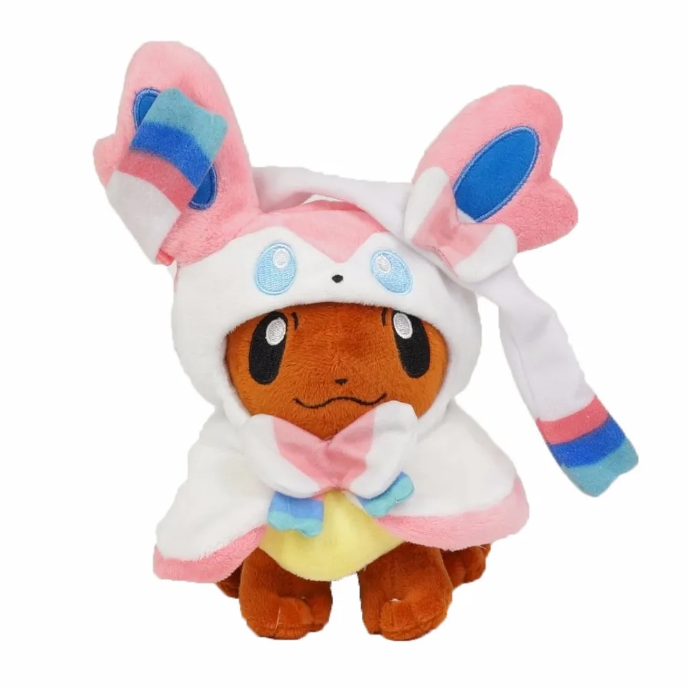 7 видов стилей 8 &quotEevee пончо Umbreon Espeon Jolteon Vaporeon Sylveon Flareon плюшевые куклы мягкие