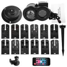 Промо-акция! Водяной волновой светильник s, светодиодный светильник-проектор с дистанционным управлением, красочные эффекты струящейся воды для Хэллоуина, Рождества P