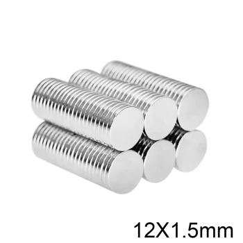 

20~500PCS 12mm X 1.5mm N35 Mini Super Rare 12x1.5 Earth Permanet Magnets Small Round Neodymium Magnet Strong Magnetic 12*1.5
