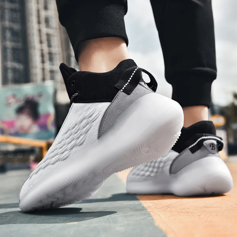 

Men's Winter Tide Shoes 2019 New White Second Cotton Shoes Coconut Casual Sports Shoes Men Padded Fleece-Lined Warm