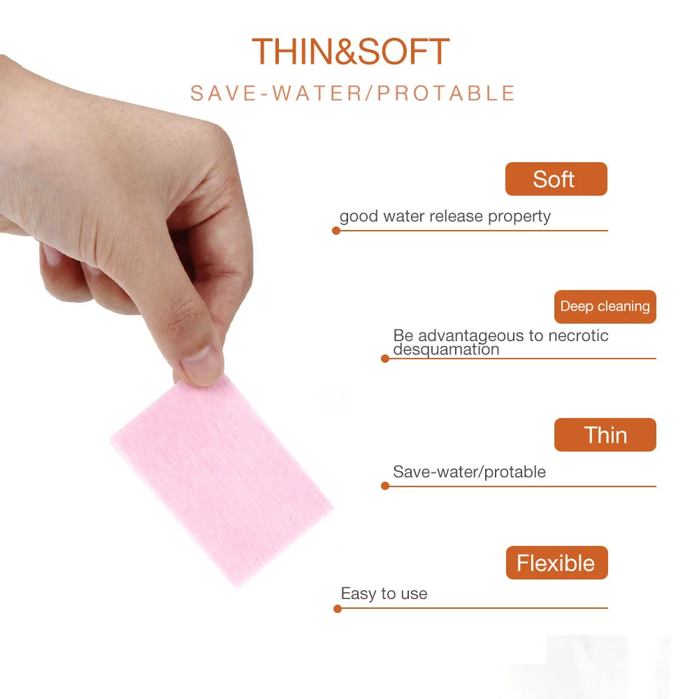 Nail polish remover Nail cotton pads Lint-Free Wipes Napkins Remover Cotton Wipes Pads Without Fiber For Manicure Art Cleaning Manicure Pedicure Gel Tools Cellulose Wipe