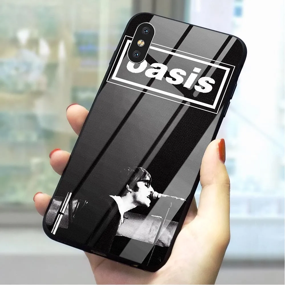Модный телефон MUSE из закаленного стекла чехол для iPhone 7 Xs Max XR X 8 Plus 6 6S 5s 5 SE Silicone 11 pro - Цвет: K1030906