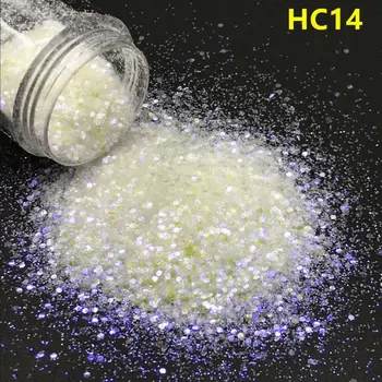 

5 Colors c Aurora Resin Crystal Sequins Glitter Pigments Kit Jewelry Making Tool J78F