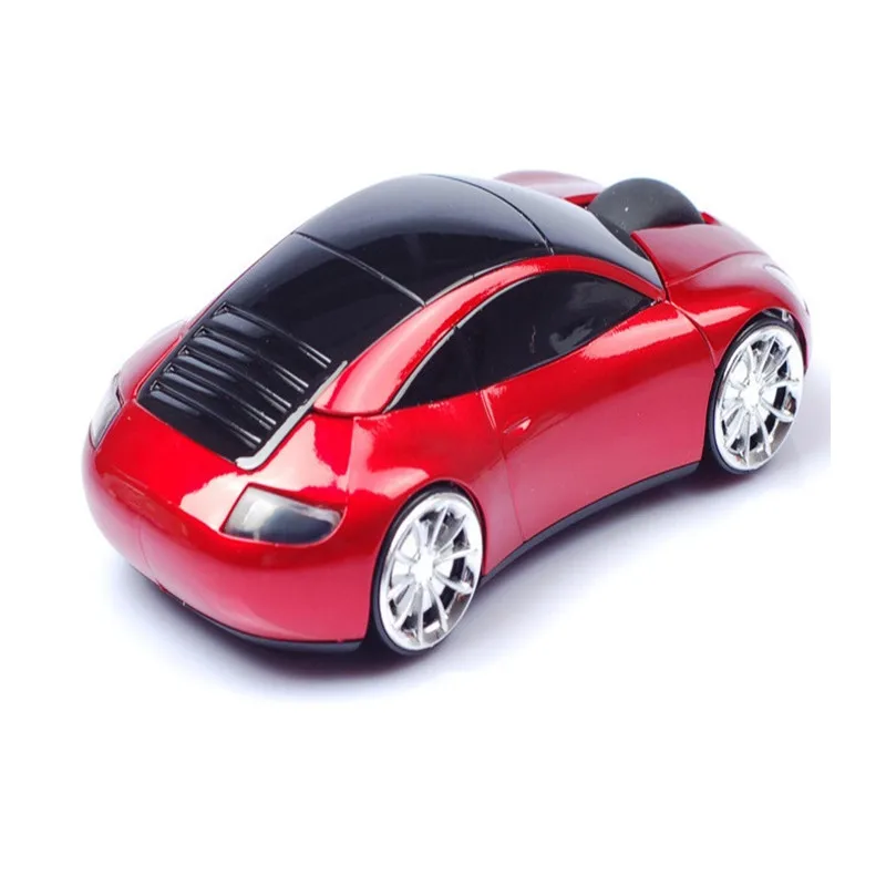 Новая компьютерная мышь в форме автомобиля 3D беспроводная компьютерная мышь спортивная 3 клавиши мышь с USB Приемником Mause для ПК планшета ноутбука игровая мышь