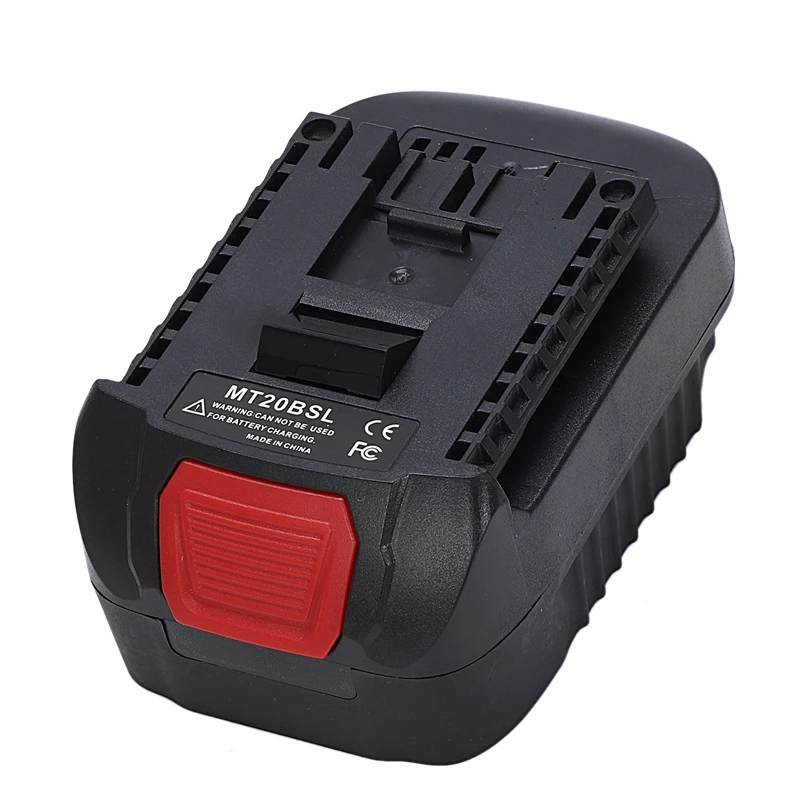 Конвертер литий ионных батарей MT20BSL адаптер для Makita 18 в BL1830 BL1860 BL1850 BL1840 BL1820
