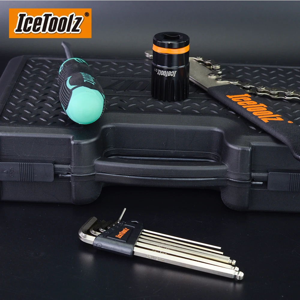 Набор инструментов для ремонта велосипедов IceToolz 82F4 многофункциональная коробка