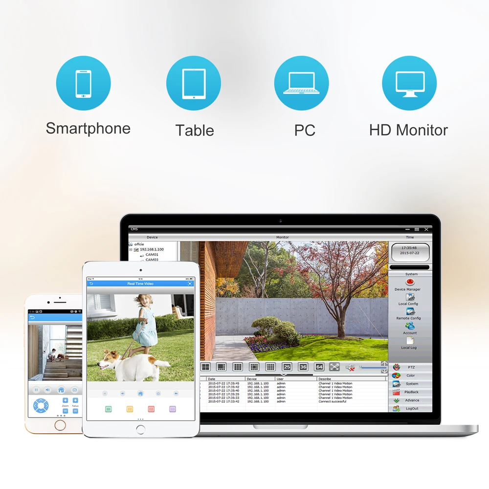 Камера видеонаблюдения SANNCE 8 каналов 1080P HDMI P2P TVI DVR 4 шт. 2000TVL 2.0мп IP|hdd kit|hdd 1hdd 2 |