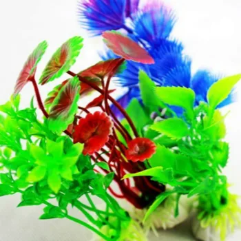 

6 PCS/LOT Fish Tank Aquarium Decoration Artificial PLANT Flower Ornament