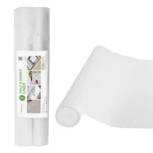 2 рулона 450 г/м² прокладка для ящика EVA нескользящий коврик водонепроницаемый холодильник коврик 150x43 см(прозрачный белый