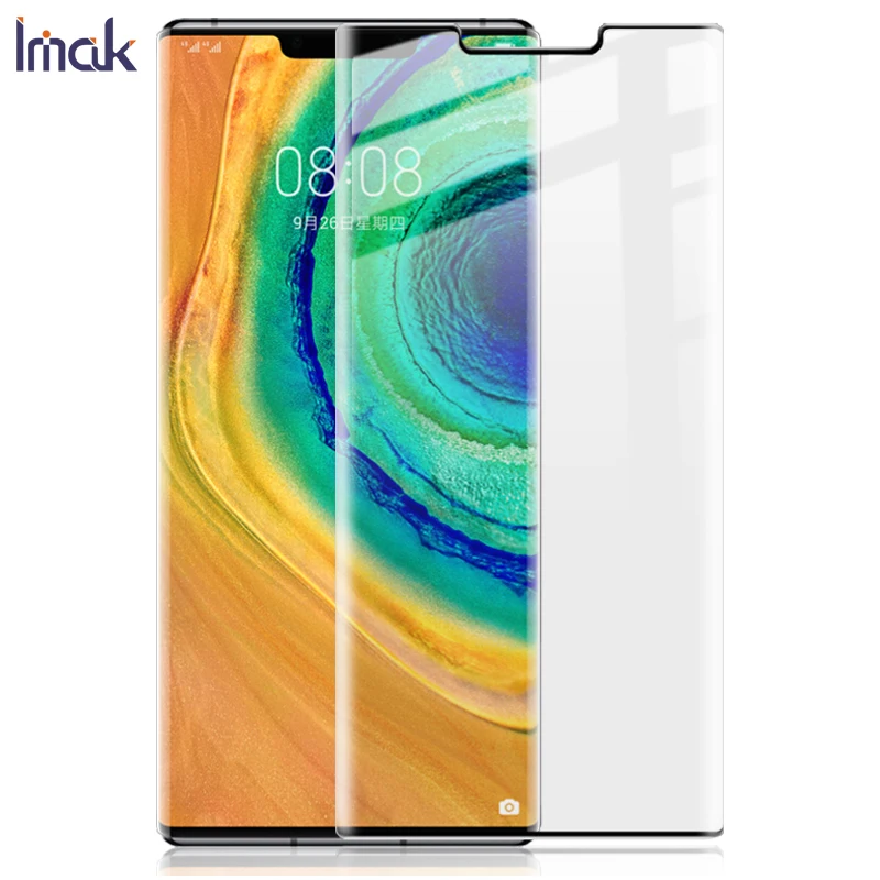 Полный Клей 3D изогнутое закаленное стекло полное покрытие для huawei mate 30 Pro защита экрана без белых краев