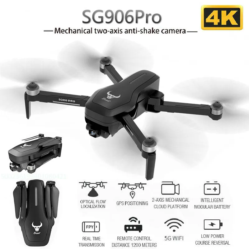 Sg906pro Gps Brushless 4k Rc Drone With 