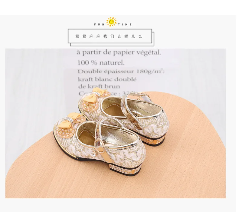 Spring Children Shoes Girls High Heel Princess Dance Sandals Kids Shoes Glitter Leather Fashion Girls Party Dress Wedding Shoes boy sandals fashion