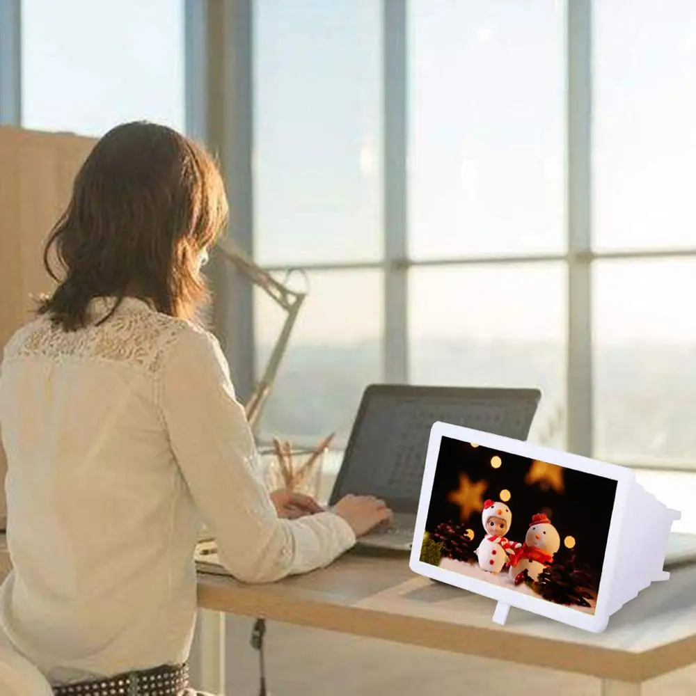 Трехмерный HD усилитель для видеосъемки со складной подставкой|Увеличительные