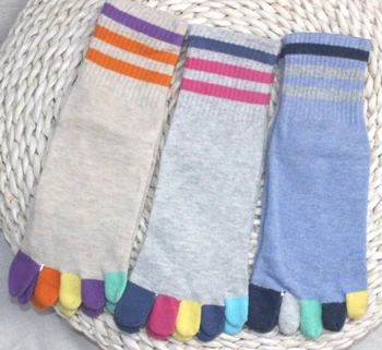 

Women Five Finger Toe Socks Sports Casual Japan Style Cotton Tube Socks Soft Winter feet Anti-cold in Air Conditioning-room Warm