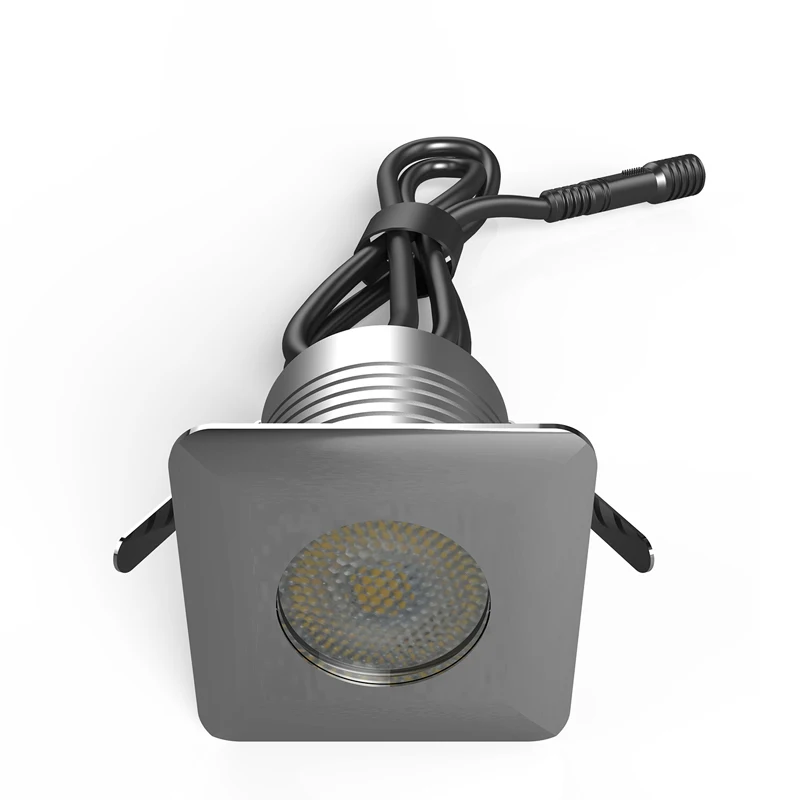 3W CREE 12V 24V IP68 Mini Led Spotlight with IP67 Power Supply+ Connector 3Watts Buried Wall Stair Lighting Outdoor