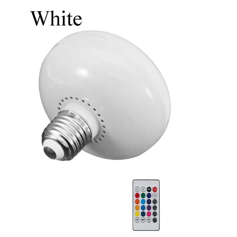 Новинка Горячая Мини Bluetooth лампа E27 12 Вт RGB светодиодный Bluetooth Drahtlose Fernbedienung Musik Lautsprecher Birne