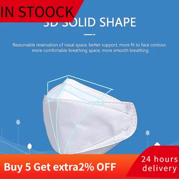 

5 / 10PCS anti-pollution PM2.5 activated carbon 94% filter dust mask anti-bacterial anti-pollution wind flu mask короновирус