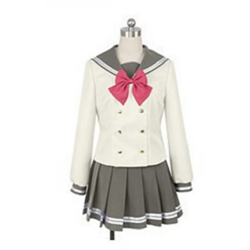 

lovelive sunshine Aqours Tsushima Yoshiko Cosplay Costume Japanese Anime Love live Girl Sailor School Uniform Suit Clothes