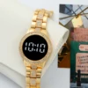 Trending Products 2021 New Fashion Stainless Steel Band Women Led Digital Watches Rhinestone Women's Wrist Watch Relogio Clock 3