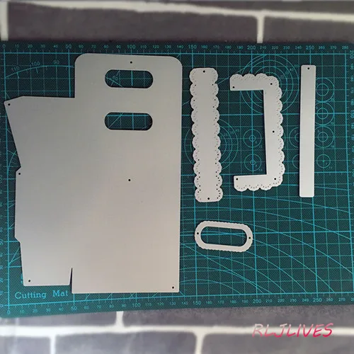Bag RLJLIVES сумка для резки металла трафареты для DIY штамп для скрапбукинга/фотоальбом декоративное тиснение DIY бумажные карты - Цвет: Bag