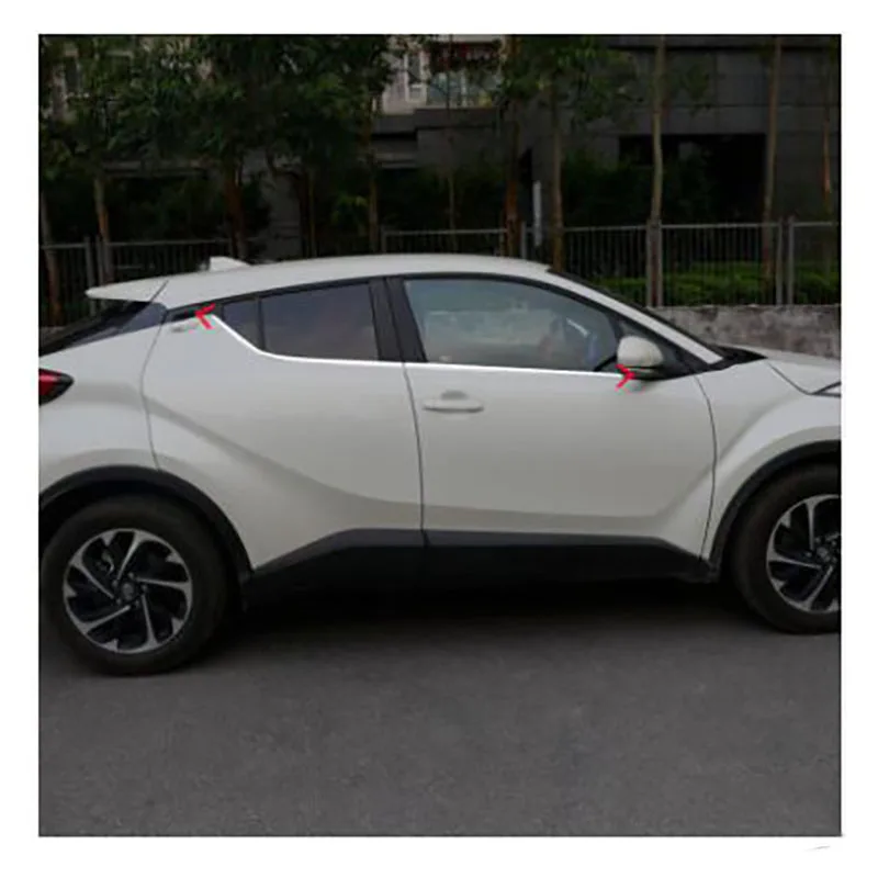 Для Toyota Chr специальная оконная отделка полоса из нержавеющей стали обшивка кузова полоса