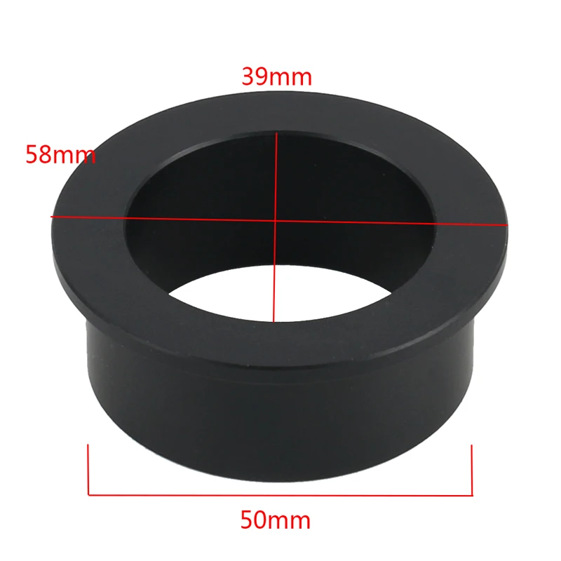 40mm to 50mm Микроскоп Монокуляр 100X C-mount объектив видео микроскоп камера 40 мм до 50 мм кольцевой адаптер 50 мм до 76 мм кольцевой адаптер - Цвет: 40mm to 50mm