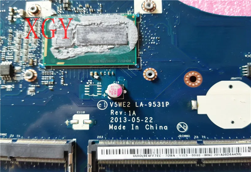 Оригинальная материнская плата для acer E1-572G V5WE2 LA-9531P SR170 I5-4200U ТЕСТ ОК