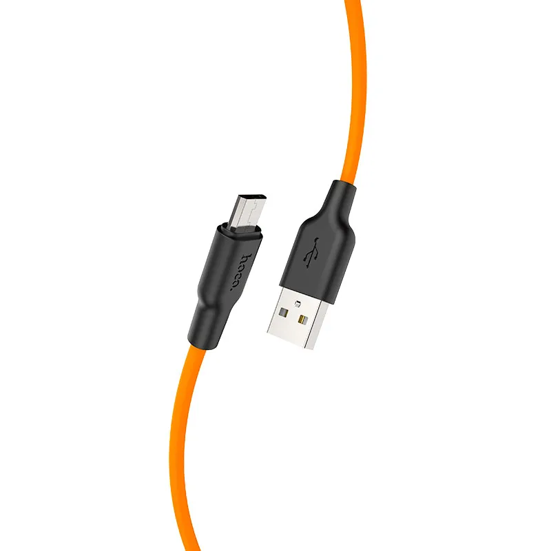 HOCO X21Plus, 20 шт./лот,, 2 м, мягкий силиконовый usb-кабель для iPhone, кабель типа C, микрокабель для samsung USB-C, зарядный провод