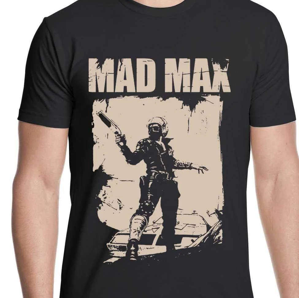 

2018 Summer New Brand T Shirt Men Hip Hop Men T Shirt Casual Fitness New Mad Max Classic Poster Free Shipping T Shirt Letter