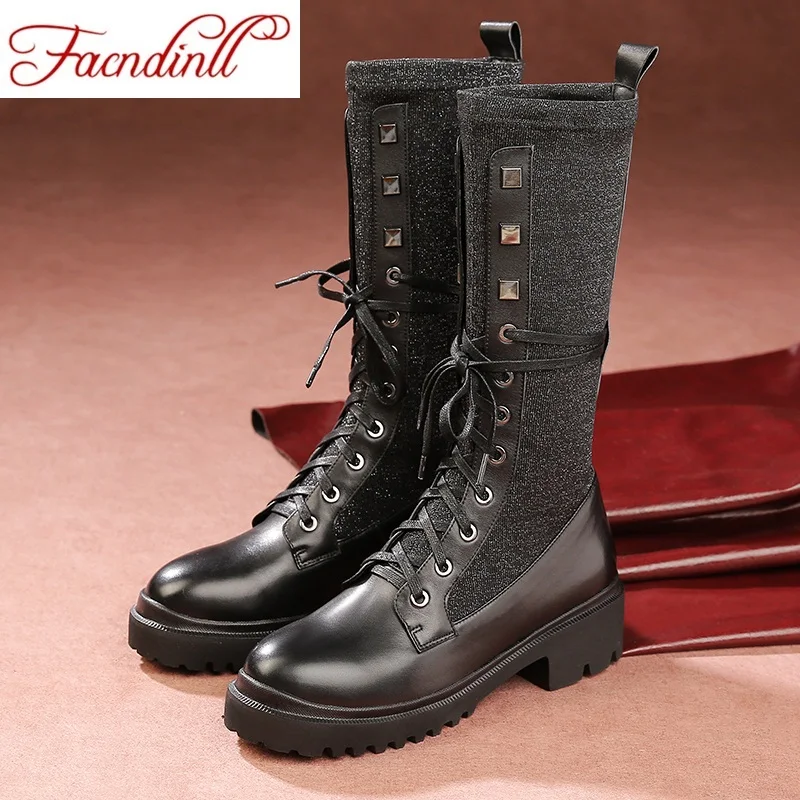 black riding style boots