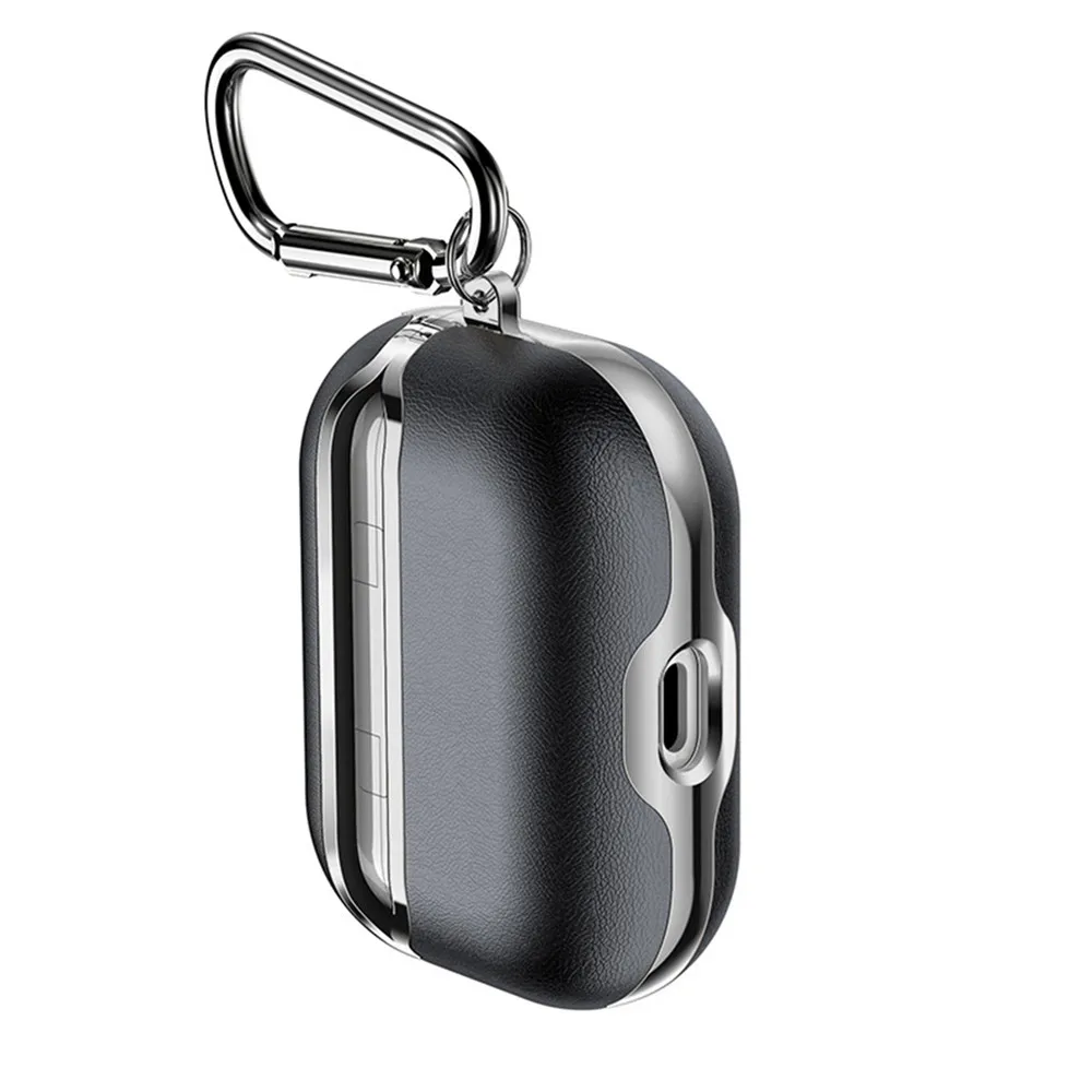 Портативный защитный чехол из искусственной кожи для Airpods Pro Bluetooth беспроводной чехол для хранения наушников коробка для наушников светодиодный светильник