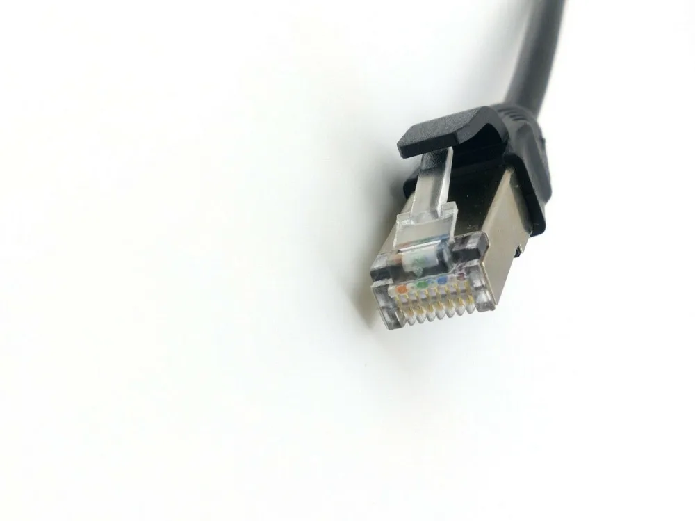 RJ45 мужчин и женщин винт Панель Крепление Ethernet LAN Сетевой удлинитель