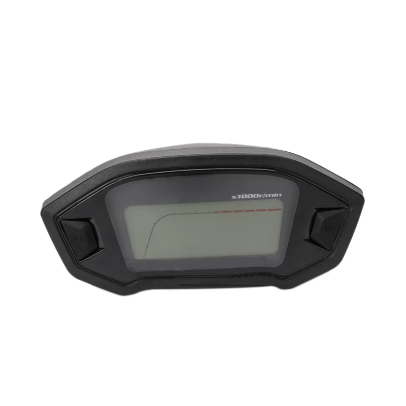 Универсальный мотоцикл Lcd цифровой 13000 об/мин Спидометр Одометр подсветка мотоцикла одометр для 2-4 цилиндров метр