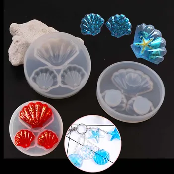 

Cheaper Japanese Style Shell Shape Scrapbooking Silicone Mould DIY Resin Decorative Craft Jewelry Making Mold Eepoxy Resin Molds