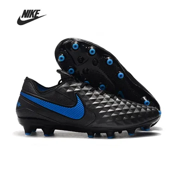 

Outdoor Men Boys Soccer Shoes Original Nike Tiempo Legend 8 Elite AG Men Soccer Shoes Football Boots Cleats Training Sport