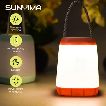 

SUNYIMA Portable Foldable Touch LED Night Light Baby Lamp Reading Lantern Lamp For Bedroom Children Babyroom Home Decor