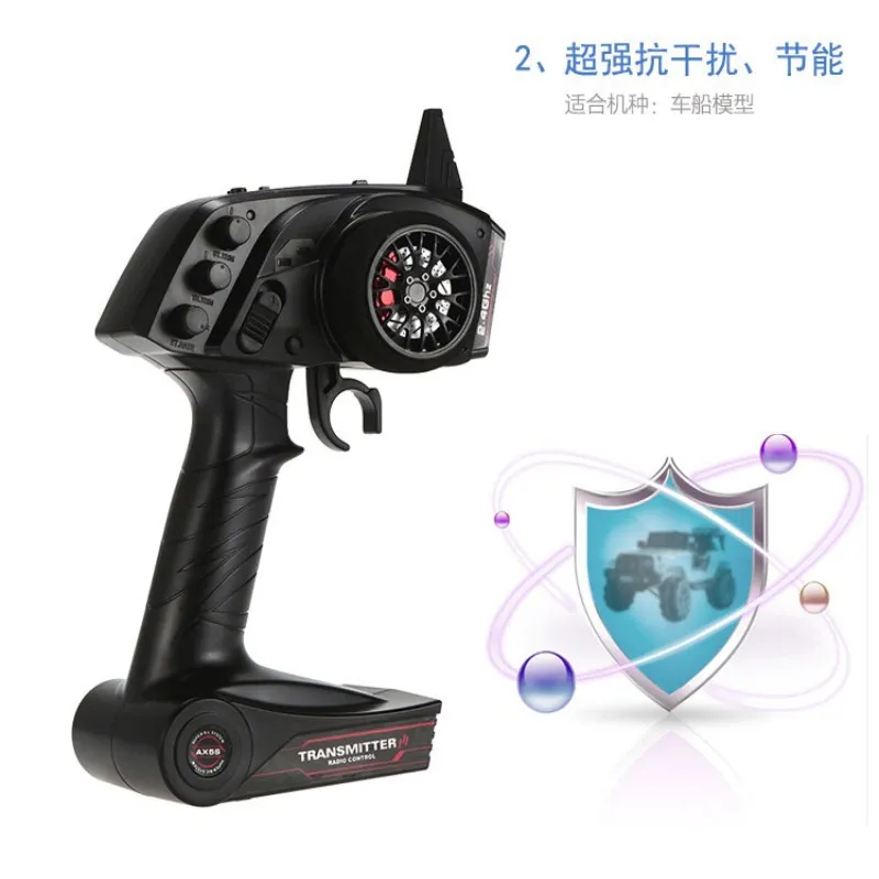 

Wanpy long 2.4G Remote Control Transmission Only Fully Ratio Remote Control Car Model/Ship Model Kit Version Universal Remote Co