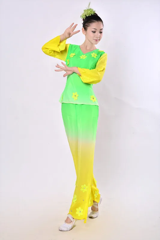

Yangge Clothes 2016 New Style Jasmine Dance Costume Women's Classical Dance Dance Square Dance Fan Dance Costume