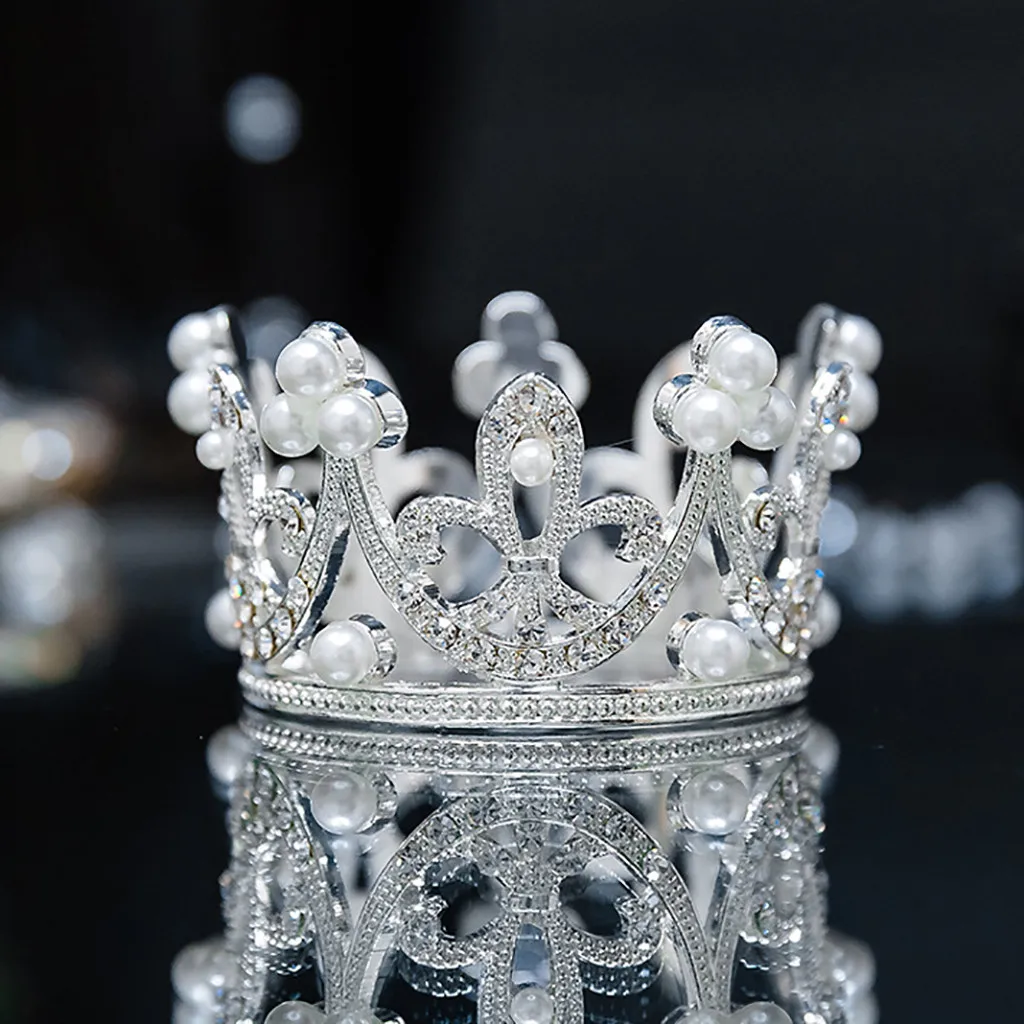 Princess Crystal Tiaras and Crowns Headband Kid Girls Love Bridal Prom Crown Wedding Party Accessiories Hair Jewelry Children