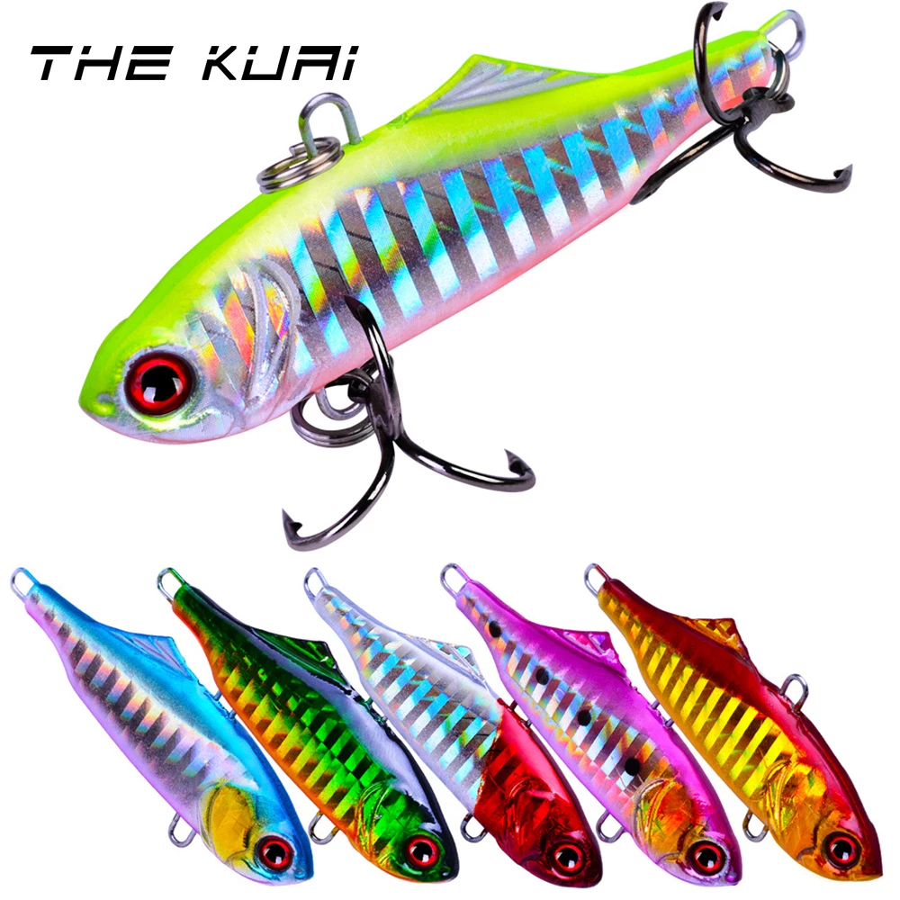 

THEKUAI Fishing Lure Hard Artificial Bait Spoon Lure 14g /65mm 8# Hook Minnow Crank Bait Metal Jigging Lead Bass Fishing Lure