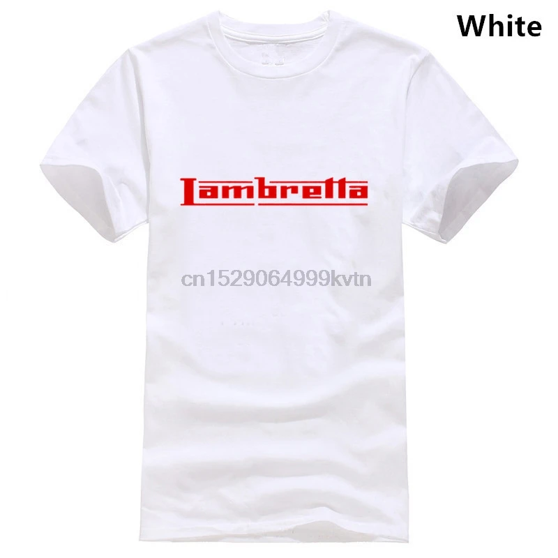Lambretta скутер логотип Футболка-Размеры L-8XL-MOD Ретро скутинг мотоцикл | Мужская