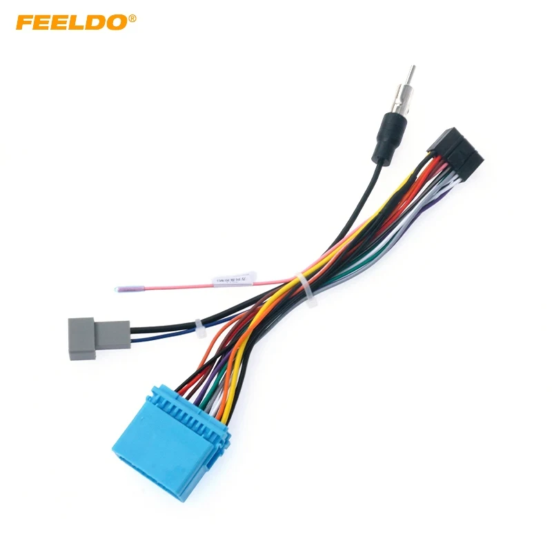 FEELDO 16 контактный диагностический автомобильный Android послепродажного стерео Жгут