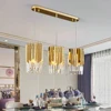 Small Round Gold k9 Crystal Modern Led Chandelier for Living Room Kitchen Dining Room Bedroom Bedside Luxury Indoor Lighting ► Photo 2/6