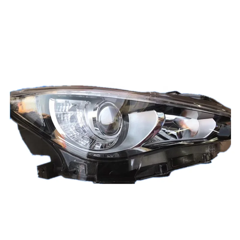 Made for 2014 -- 2017 Q50 headlamp assembly with high  LED belt steering without belt headlight