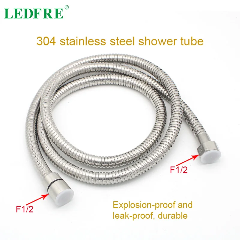 LEDFRE G1/2 &quot* G1/2&quotшланг для душа силикон душевой шланг насадка и гибкая подводка